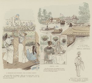 Illustration til La Vie De Londres af Mars af Maurice Charles Mathieu Bonvoisin