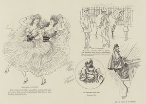 Illustration til La Vie De Londres af Mars af Maurice Charles Mathieu Bonvoisin