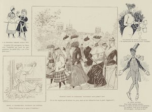 Illustration til La Vie De Londres af Mars af Maurice Charles Mathieu Bonvoisin