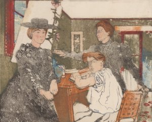 Gravørens familie, 1898.