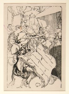 Gadesælgerne i La Pensee, Les Boulevards, s. 45 af Maurice Delcourt