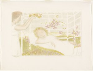 Allegory, tallerken en fra Love af Maurice Denis