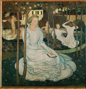 Le Verger des Vierges (olie på lærred) af Maurice Denis