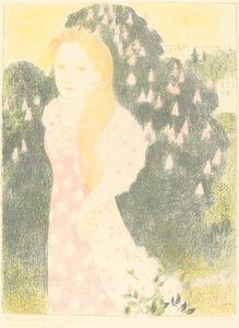 Skumringen har en blødhed af gammel maling af Maurice Denis