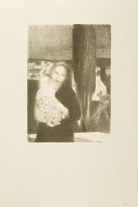 Maternite au cypres (mor og barn under et cyprestræ) af Maurice Denis
