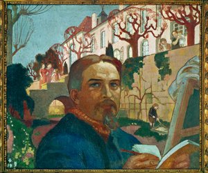 Selvportræt (olie på lærred) af Maurice Denis