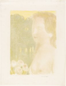 Hun var smukkere end drømme, tallerken syv fra Love af Maurice Denis