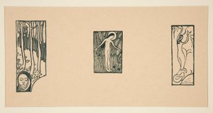 Ark med træsnit fra L af Maurice Denis