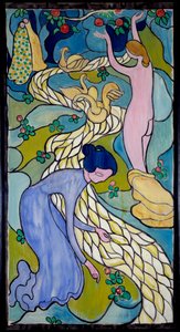 Women at the Creek-maleri af Maurice Denis (1870-1943) 1894 (huile sur toile) af Maurice Denis