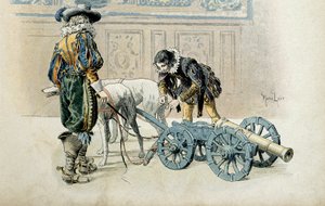 Frankrigs historie: Selvom Ludvig XIII erklærer major, fortsætter han sine børns lege med sin yndlings Charles d