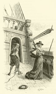 Illustration til De tre musketerer (gravering) af Maurice Leloir