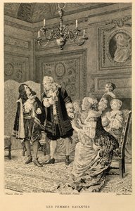 Molières Femmes Savantes af Maurice Leloir