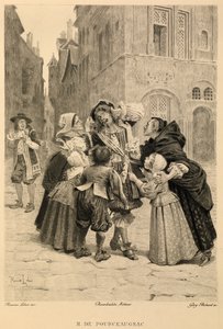 Monsieur de Pourceaugnac af Moliere af Maurice Leloir