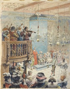 Richelieu ved et bal, ca. 1900. af Maurice Leloir