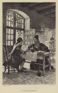 Arkimandriten (gravering) af Maurice Leloir