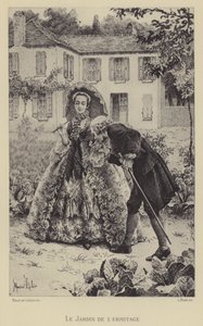 Eremitagens have (dybtryk) af Maurice Leloir