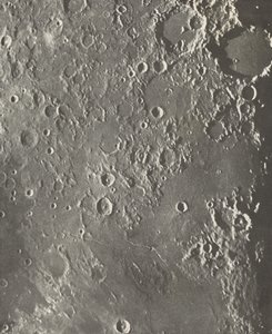 Photographie Lunaire Albategnius - Triesnecker - Manilius, 1903 af Maurice Loewy