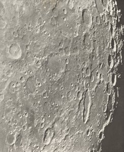 Lunar Photograph Blancanus - Tycho - Schiller, 1899 af Maurice Loewy