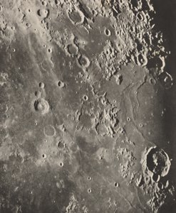 Fotografi Lunar Capuanus - Bouillaud - Gassendi, 1896 af Maurice Loewy