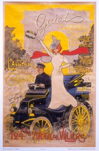 Plakatreklame for bilkarosseri, 1899 af Maurice Neumont