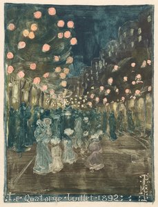 Bastilledagen af Maurice Prendergast