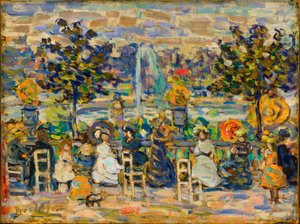 I Luxembourghaven af Maurice Prendergast
