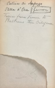 Italiensk skitsebog: Noter (side 3)