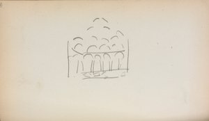 Italiensk skitsebog: San Marco (side 186) af Maurice Prendergast