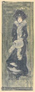 Lady Su Hui og hendes verspuslespil af Maurice Brazil Prendergast
