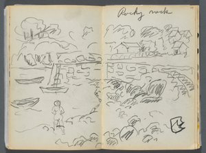 Skitsebog - The Granite Shore Hotel, Rockport, side 088  89: "Rocky Neck"