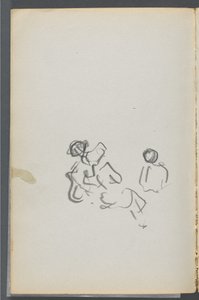 Skitsebog, The Dells, nr. 127, side 054: Figurer af Maurice Prendergast