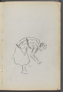 Skitsebog, The Dells, nr. 127, side 089: Bøjet figur af Maurice Prendergast