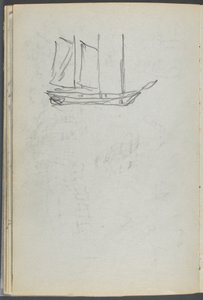 Skitsebog, The Dells, nr. 127, side 106: Sejlbåd