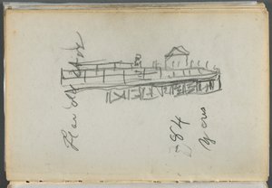 Skitsebog, The Dells, nr. 127, side 186: Havnen
