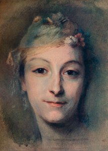 Mademoiselle Fel, c1756 af Maurice Quentin de La Tour