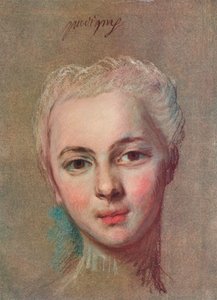 Mademoiselle Puvigny, c1749 af Maurice Quentin de La Tour