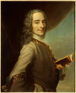 Portræt af Francois Marie Arouet dit Voltaire af Maurice Quentin de La Tour
