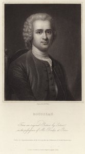 Portræt af Jean-Jacques Rousseau