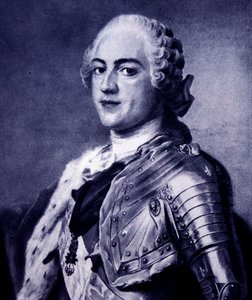 Ludvig XV af Maurice Quentin de la (after) Tour