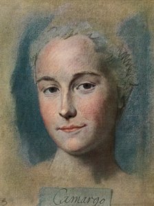 Marie Anne de Cupis de Camargo, fra La Tour, pub.1920 af Maurice Quentin de la (after) Tour