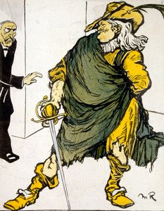 Karikatur i Smørpladen af Maurice Radiguet