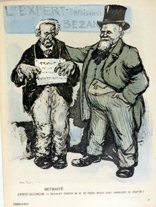 Karikatur i Smørpladen af Maurice Radiguet