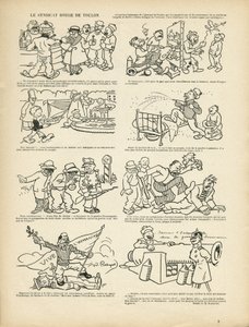 Illustration af Maurice Radiguet (1866-1941) i Le Rire, 21/12/12 - Le syndicrouge de Toulon - Syndikalisme, Toulon af Maurice Radiguet