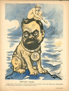 Smørtallerkenen, nummer 191, satirisk i farve af Maurice Radiguet