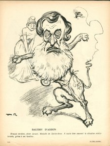 Smørtallerkenen, nummer 191, satirisk i farve af Maurice Radiguet