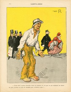Smørtallerkenen, nummer 468, satirisk i farve af Maurice Radiguet