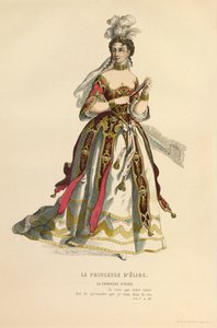 Kostume til rollen som La princesse d