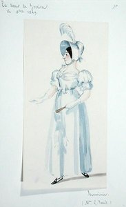 George Sand (1804-76) spillede rollen som Herminie i stykket 