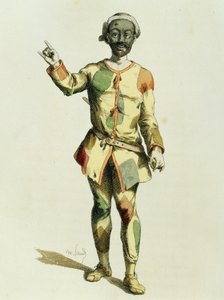Harlekin i 1570 af Maurice Sand (1823-1889) af Maurice Sand