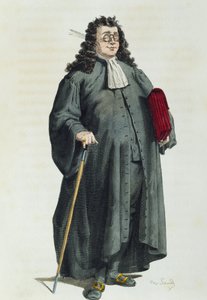 Notar eller advokat i 1725 af Maurice Sand (1823-1889) af Maurice Sand
